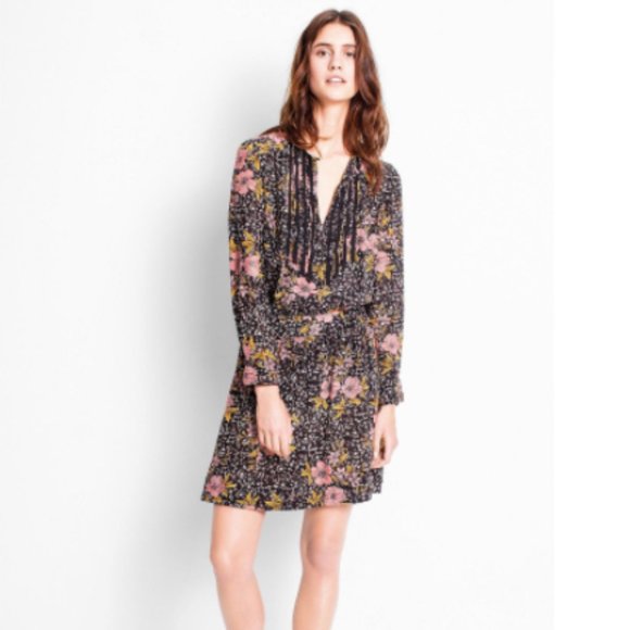 Zadig & Voltaire Dresses & Skirts - Zadig & Voltaire Remus Silk Floral Print Dress